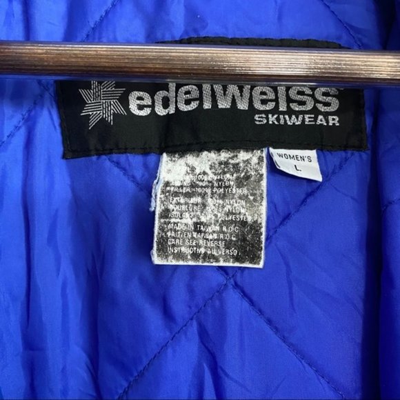 Vintage Edelweiss Floral Patchwork Ski Jacket - Picture 2 of 8